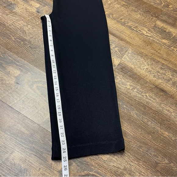 Exclusively Misook Straight Leg Ankle Pants Womens XL Black Pull On Knit Casual - Picture 8 of 9